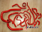 Silicone Radiator Induction Hose for Toyota Supra MK3 MA70 7MGE/7MGTE Turbo