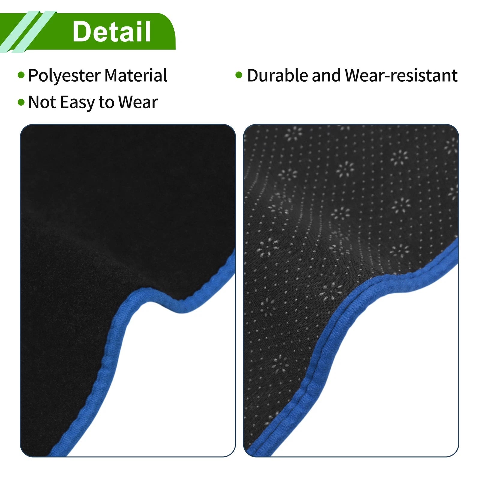 Dashboard Cover for Toyota Roomy Tank (2016–2020) Black Blue Anti-Slip