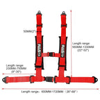 4-Point Racing Seat Belt Harness for Universal ATV UTV Go-Kart