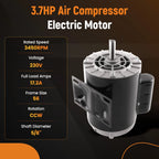 Air Compressor Electric Motor for 1-Phase (3450 RPM) 56 Frame (230 V)