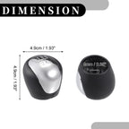 5 Speed Manual Gear Shift Knob for Kia Forte (2008–2013) Faux Leather Black
