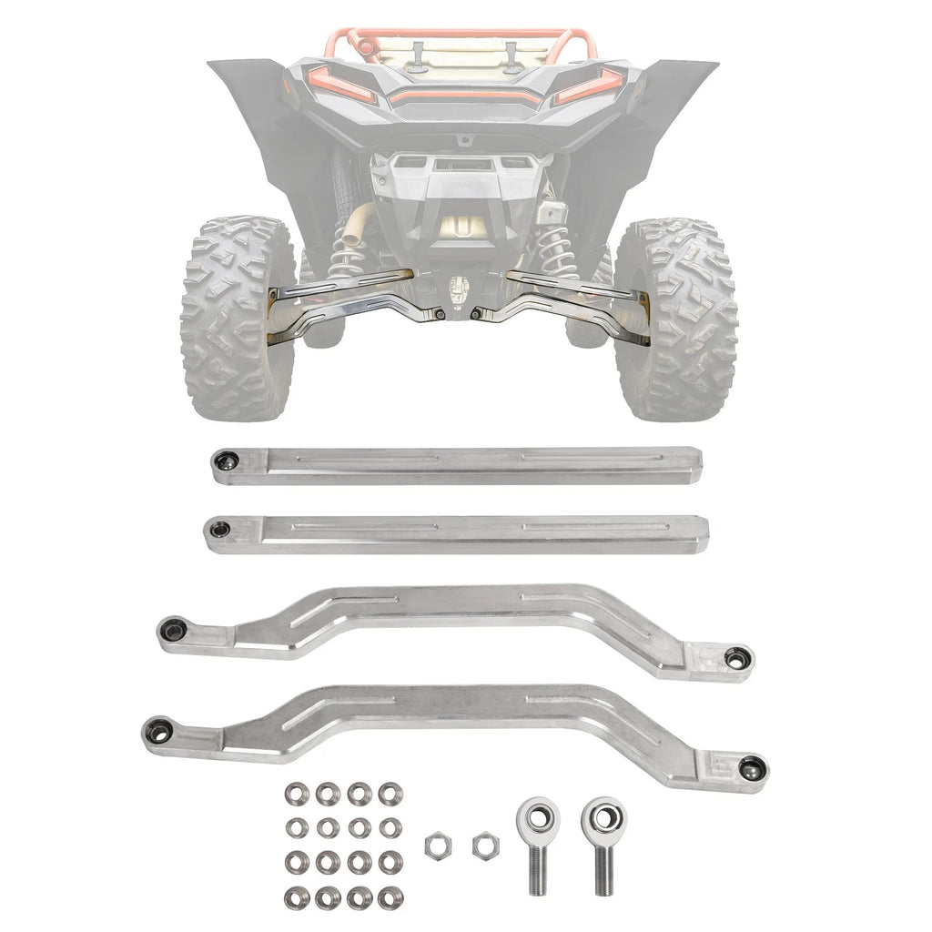 Set of 2 Rear Radius Arm Rods for Polaris RZR Turbo (2014–2023)