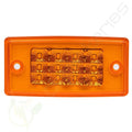 2pcs LED Amber Side Marker Turn Signal for Truck Trailer (12V)