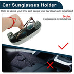 Set of 1 Car Sunglasses Case for T-Roc (2017–2024) ABS Grey