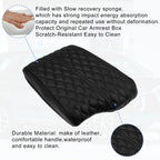 Armrest Cushion Cover for Hyundai Palisade 2020-2022 - Faux Leather Black
