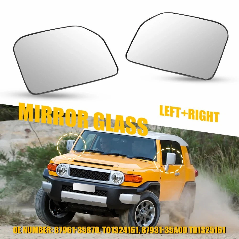 Mirror Glass Set for Toyota FJ Cruiser (2007–2014)