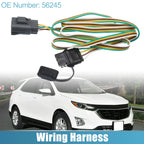 Set of 4 Trailer Wiring Harness 56245 4 Pin for Chevrolet Traverse (2014–2017)