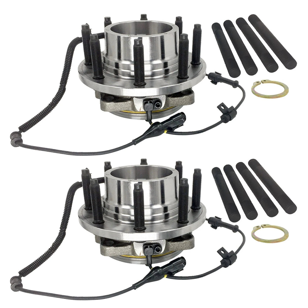2X Front Wheel Hub Bearing Assembly 515081 for Ford F250 F350 F450 F550 (2005–2010)