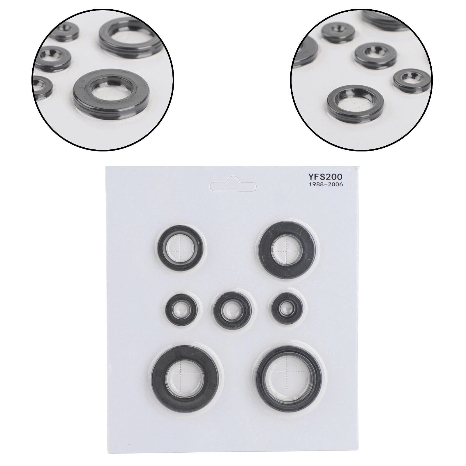 Complete Engine Oil Seal Kit for Yamaha YFS 200 Blaster ATV (1988–2006)