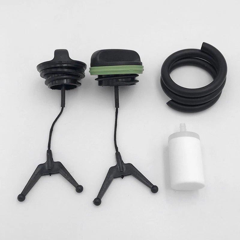 Set of 4 Fuel Gas Oil Tank Caps for Jonsered 2150 2152 2153 (531300354)