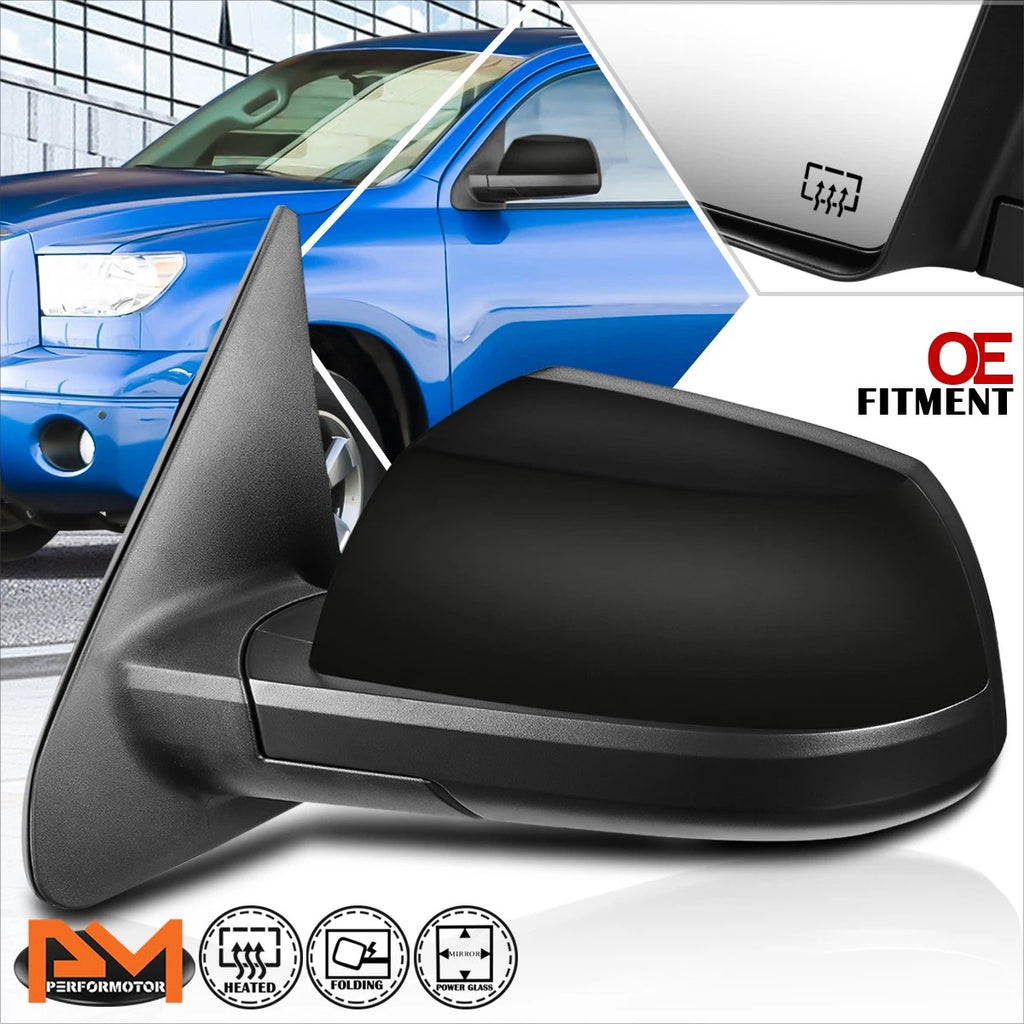 Power Heated Side Rear View Door Mirror Left for Tundra/Sequoia (2007–2013)