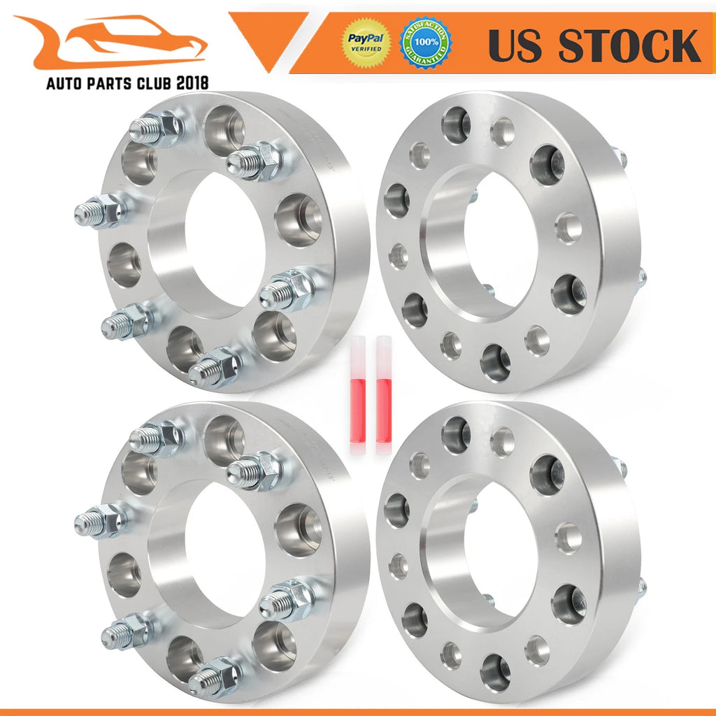 4X 1.5" 6x135 to 6x5.5 Wheel Adapters for Ford F-150, Lightning, Expedition (1997–2023)