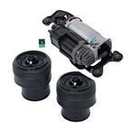 3PC Air Suspension Compressor Kit + Rear Air Spring for BMW X5 X6 (2013–2019)