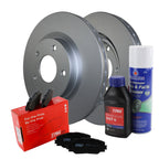 Front Brake Kit with 294mm Rotors & TRW Ceramic Pads for Dodge Avenger (2008–2014)