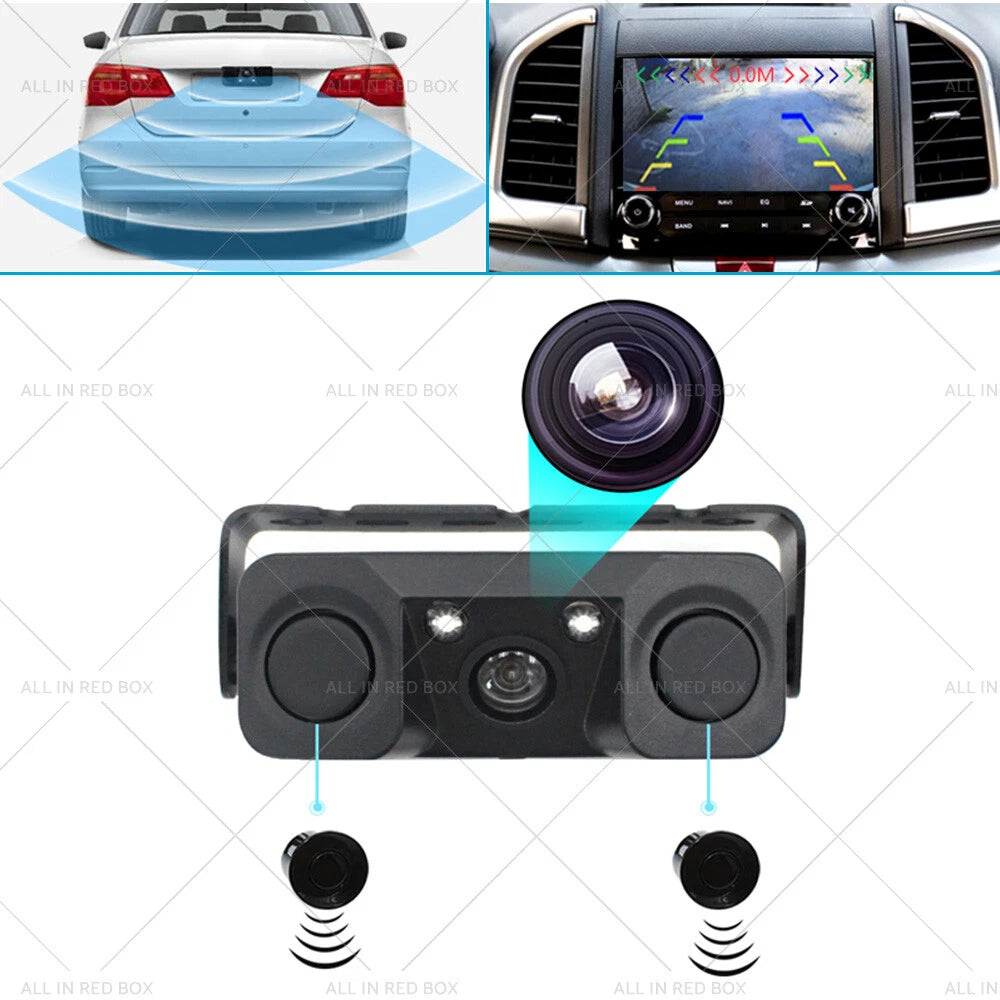 3-in-1 170° Car Reverse Rear View Camera for Universal (2002–2019)