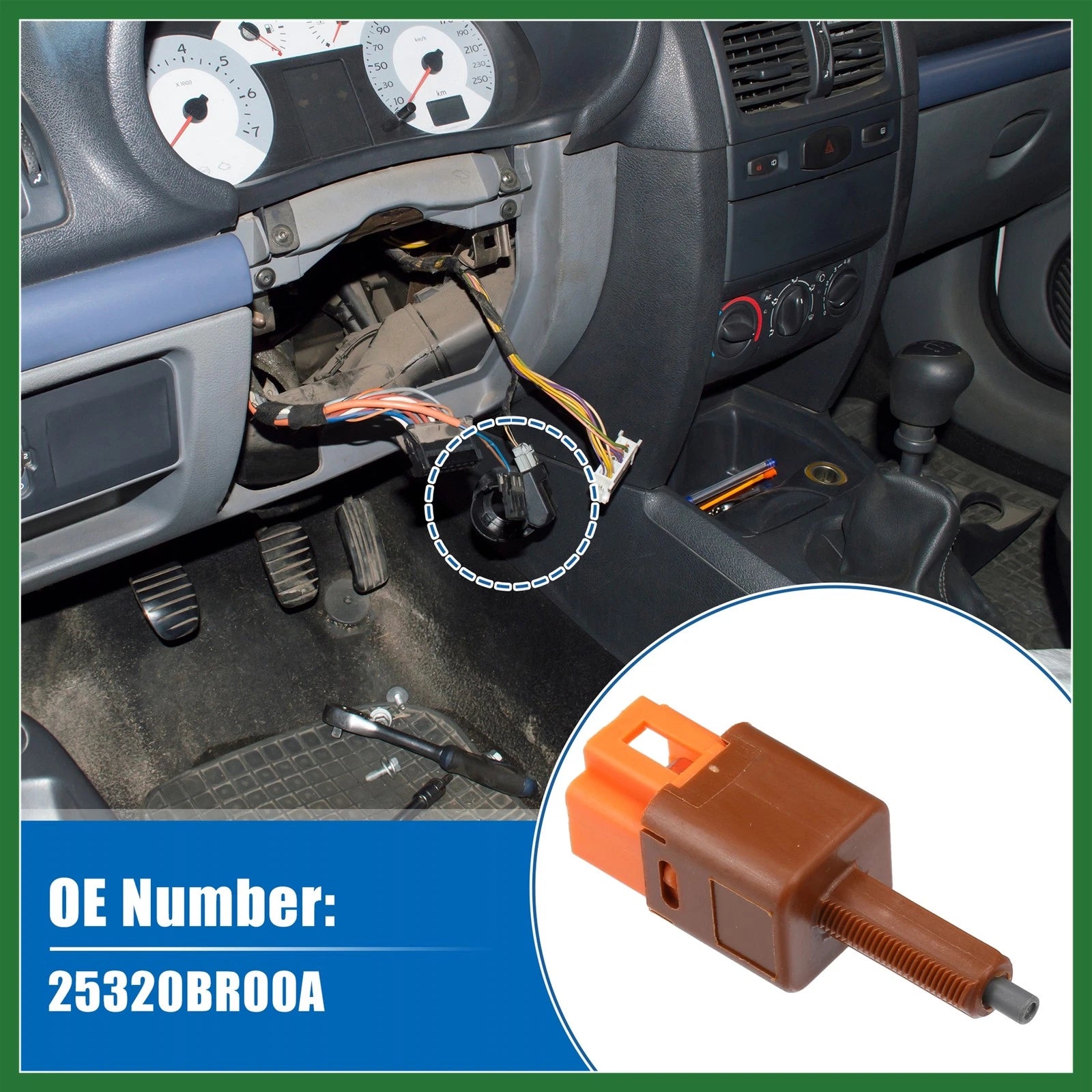 Brake Light Switch for Nissan Qashqai, Juke (No. 25320BR00A)