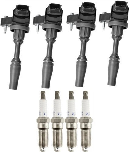 4X Ignition Coil & Spark Plug for Chevrolet Camaro 2.0L L4 Turbo (2013–2022)
