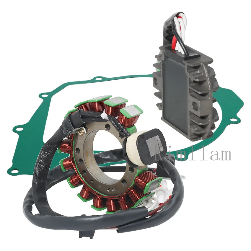 Stator Coil, Regulator Rectifier, Gasket for Yamaha YFM350X Warrior 350 (1996–2001)