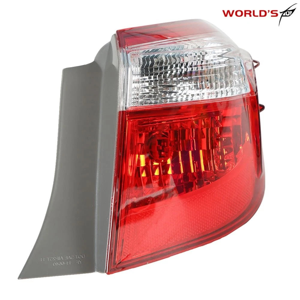 Right Outer Tail Light Brake Lamp for Toyota Corolla (2014–2016) Red Clear