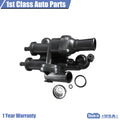 Thermostat Housing + Thermostat for Jeep Compass Dodge Journey Chrysler 200 (2007–2017)