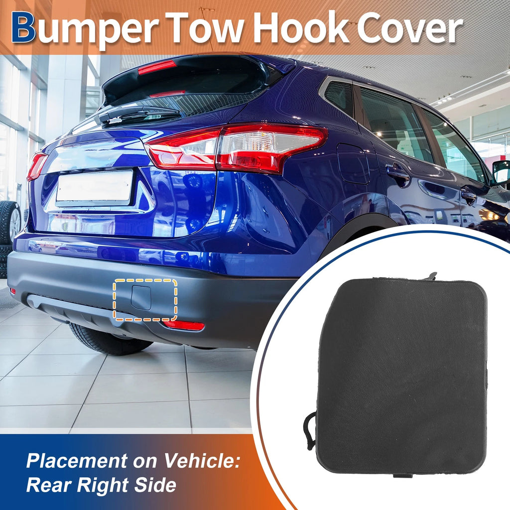 Tow Hook Cover for Nissan Qashqai J11 (2014–2023) No. 850714EA0A Unpainted