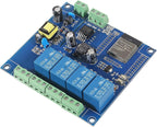 4 Channel Relay Module for ESP32 WROOM-32E (Compatible)