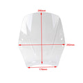 Windshield Deflector for Universal Motorcycle (All Years) - Gray