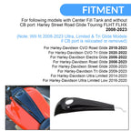 Fuel Console Gas Tank Cap Cover for Harley Electra Road Glide (2008–2023)