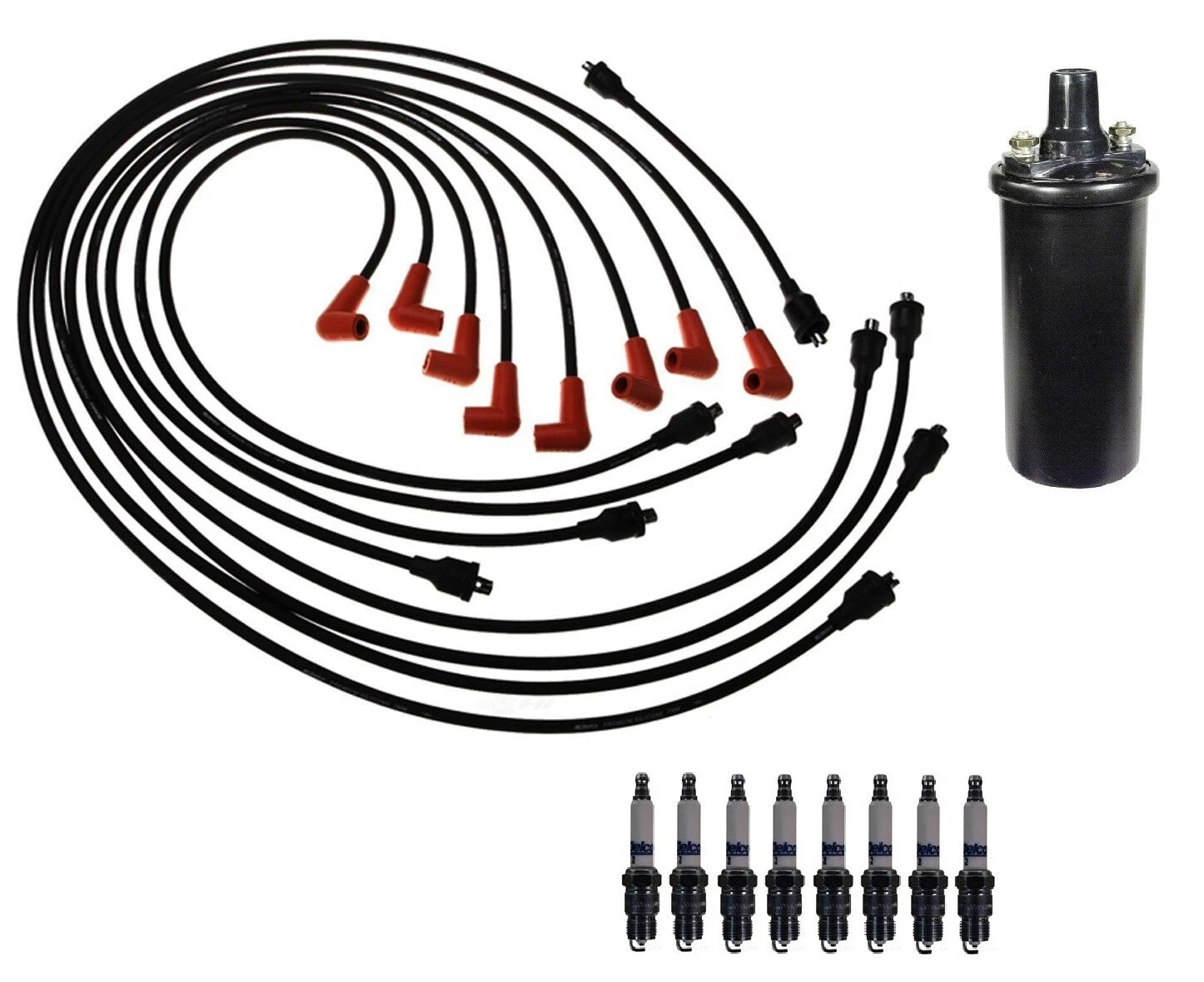 Ignition Wires & Spark Plugs Kit for Chevy Blazer GMC Jimmy (V8)