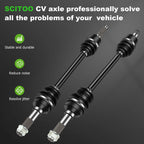 Pair CV Axles for Yamaha Rhino 660 (2004–2007)