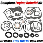 Engine Rebuild Kit for Honda CT90 Trail 90 (1966–1979) Gasket Oil Seals Set
