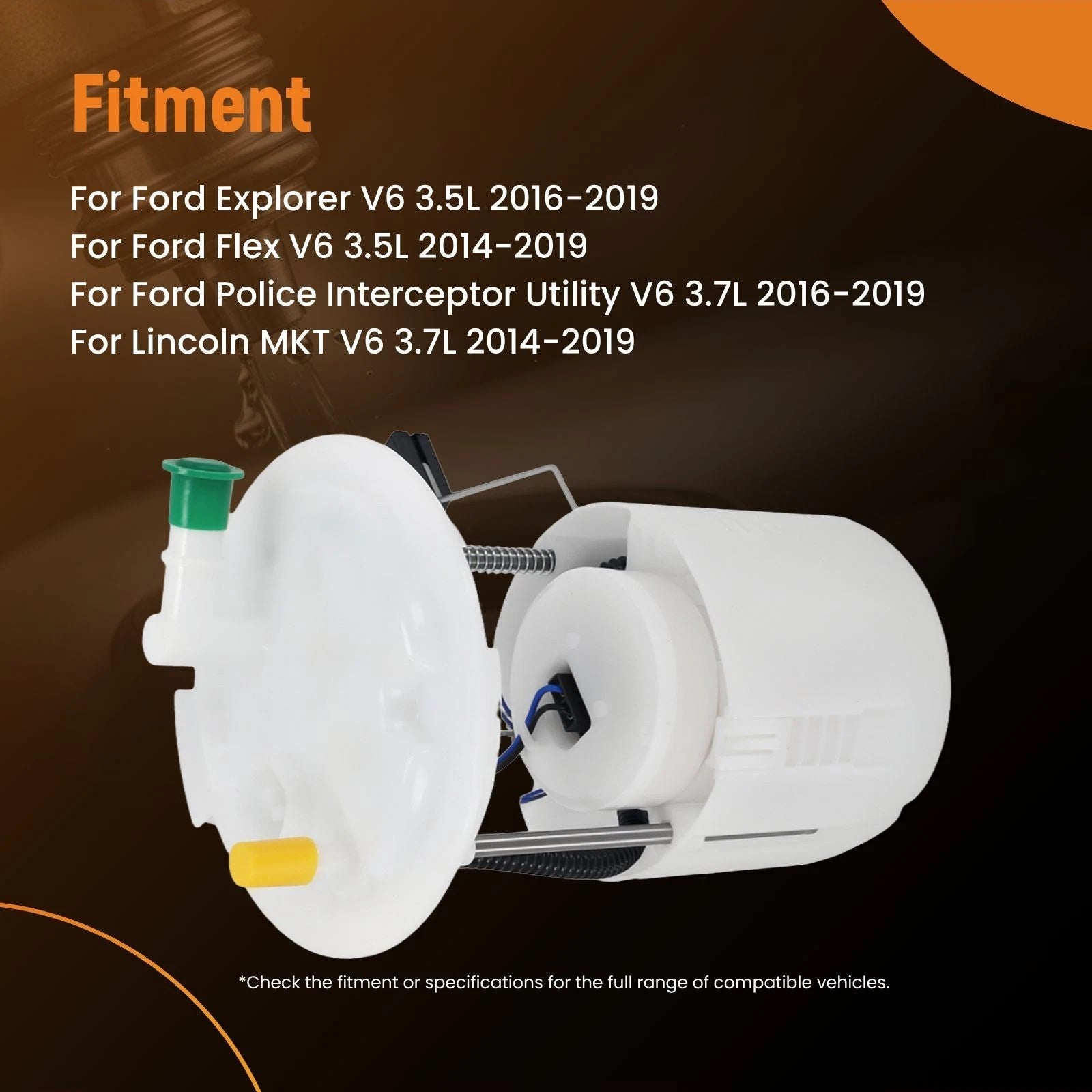 Fuel Pump Module Assembly for Lincoln MKT 3.7L V6 (2014-2019)