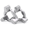19mm Grey Anodized Fork Preload Adjusters for Universal Motor