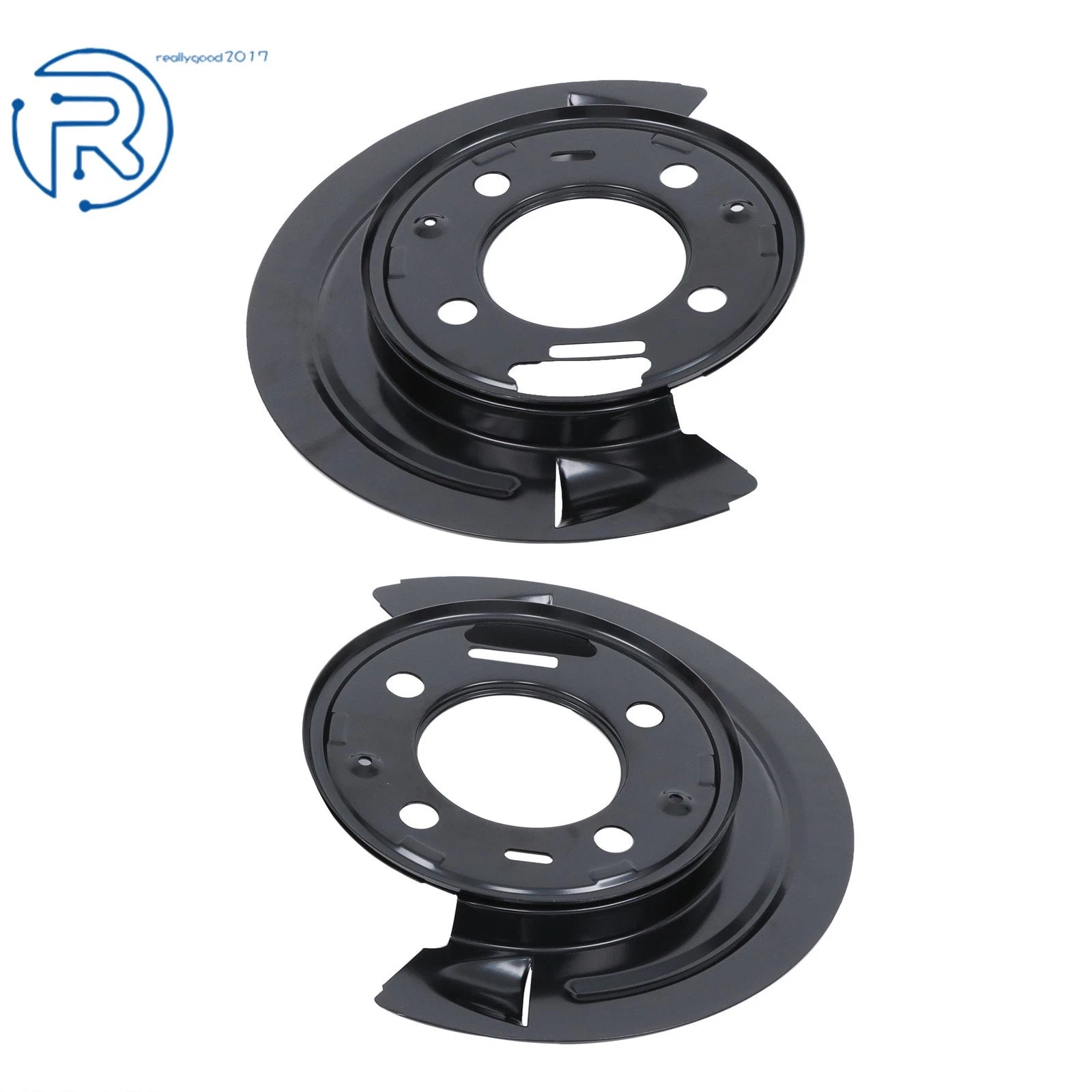 Set of 2 Rear Brake Dust Shields for Dodge Ram 2500 3500 (2003-2008)