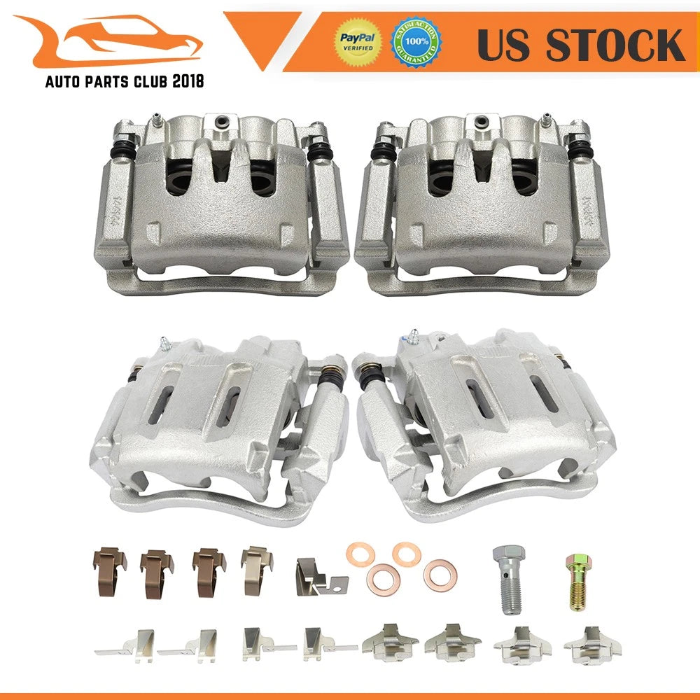 Front Rear Brake Calipers for Ford F-250 Super Duty (2005–2007)