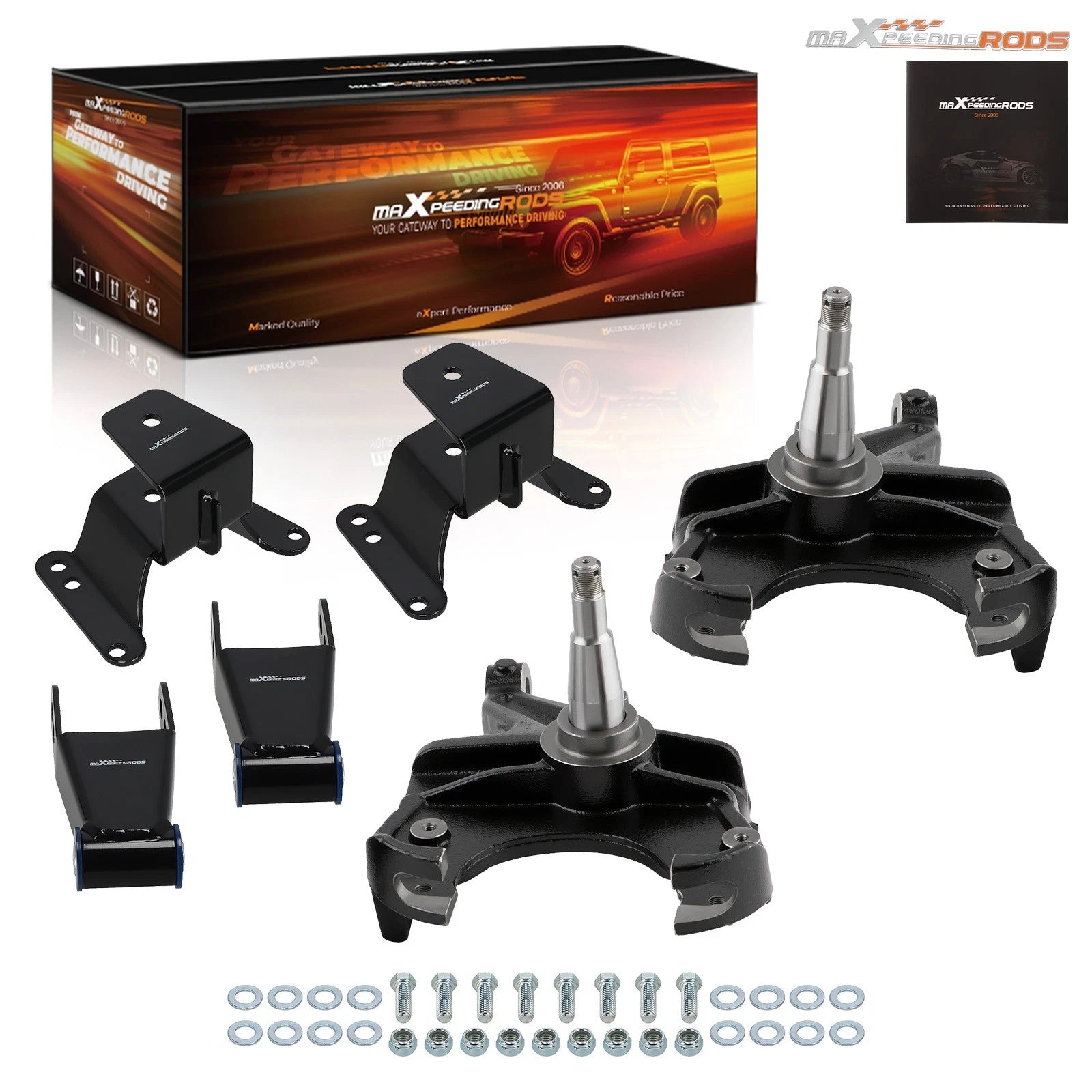 Lowering Kit 3" Front 4" Rear for Chevrolet GMC C-10 (1973–1987)