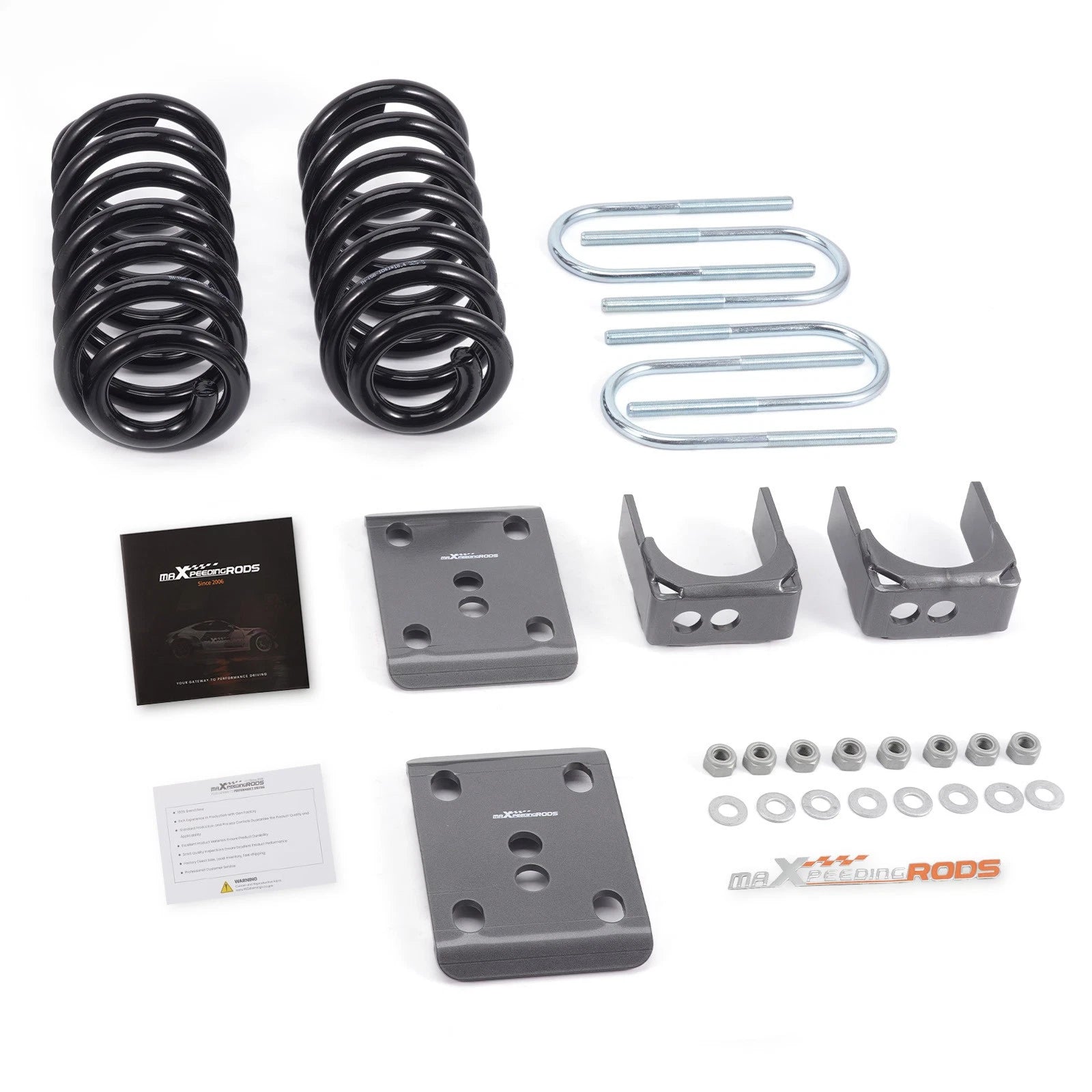 3" Front 5" Rear Lowering Springs + Flip Kit for Ford F100 F150 2WD (1980–1996)