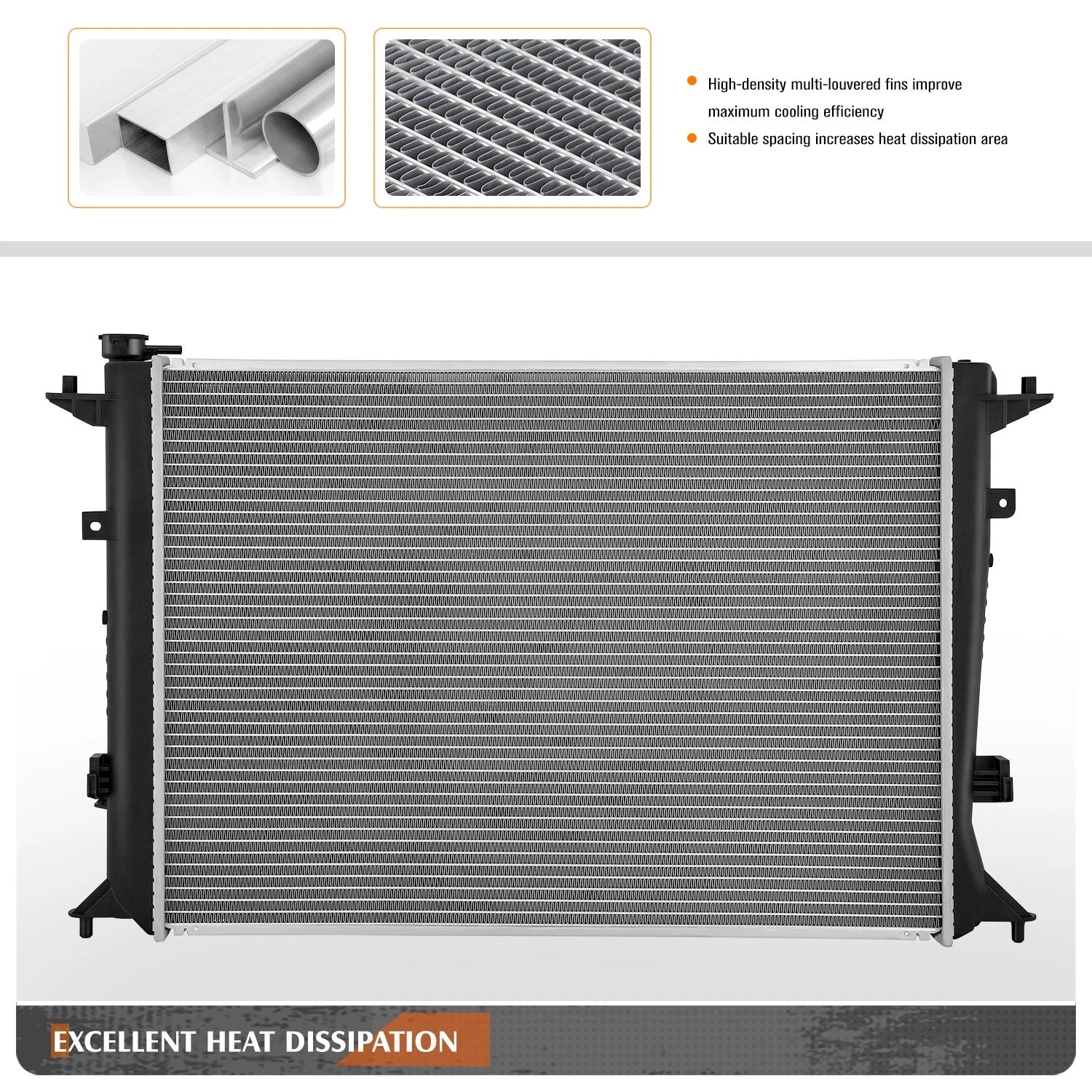 Aluminum Core Cooling Radiator for Genesis Coupe 3.8L (2010–2012) DPI-13151
