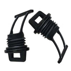 2X Black Nylon M19 Tapered Drain Stopper for Kayak Drain Holes