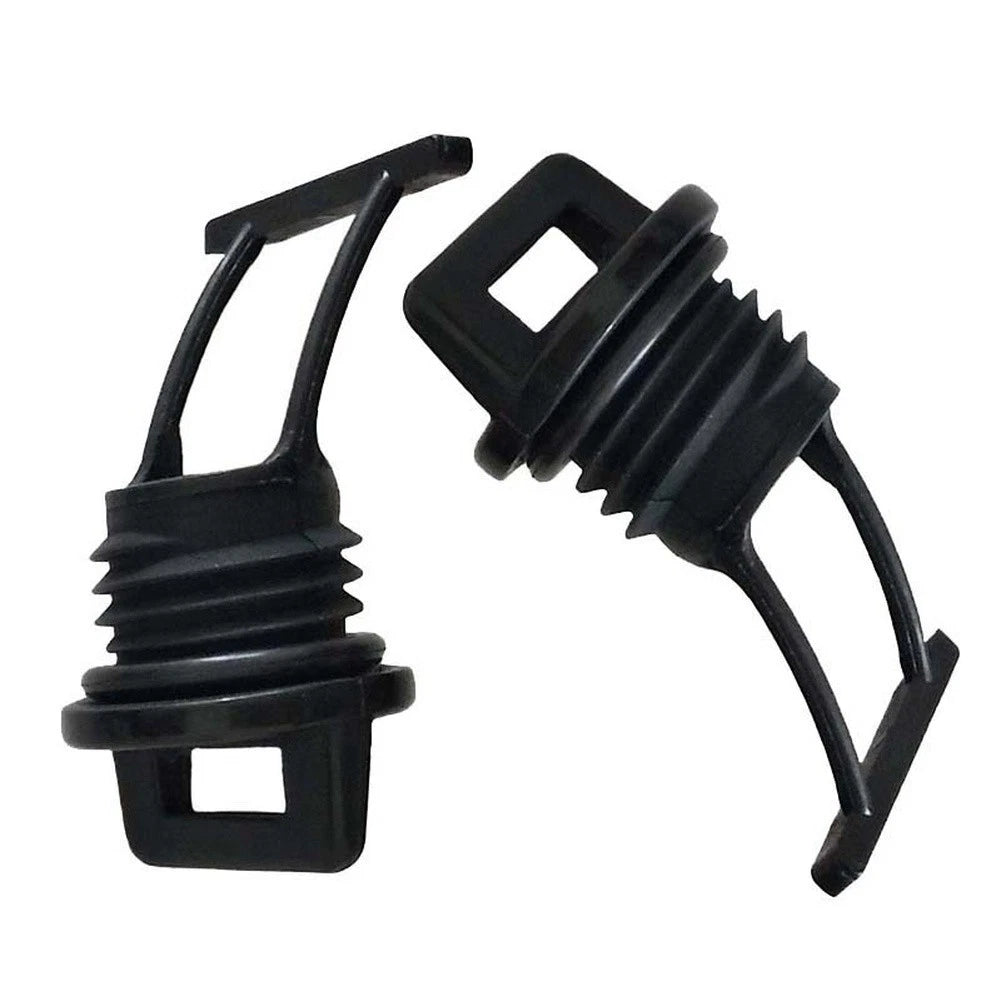 2X Black Nylon M19 Tapered Drain Stopper for Kayak Drain Holes