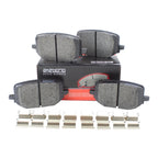Set of 4 Akebono Severe Duty Rear Disc Brake Pads for Ford Police Interceptor Utility (2013–2019)