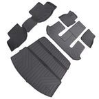Set of 2 Waterproof Floor Mats for Mazda CX-90 PHEV (2024) Black TPE
