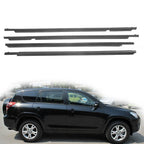 Set of 4 Door Window Trim Moulding Seal Weatherstrip for Toyota RAV4 (2006–2012)