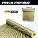 Twill Weave Carbon Fiber Fabric Cloth for Automotive Use (3K)