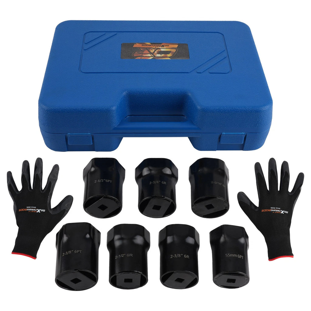 7pc Wheel Bearing Axle Lock Nut Socket Set for Toyota Ford F150 F250 F350