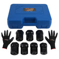 7pc Wheel Bearing Axle Lock Nut Socket Set for Toyota Ford F150 F250 F350