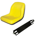 High Back Seat with Pivot Rod Bracket for John Deere LX172 LX173 LX176 (1990–1999)