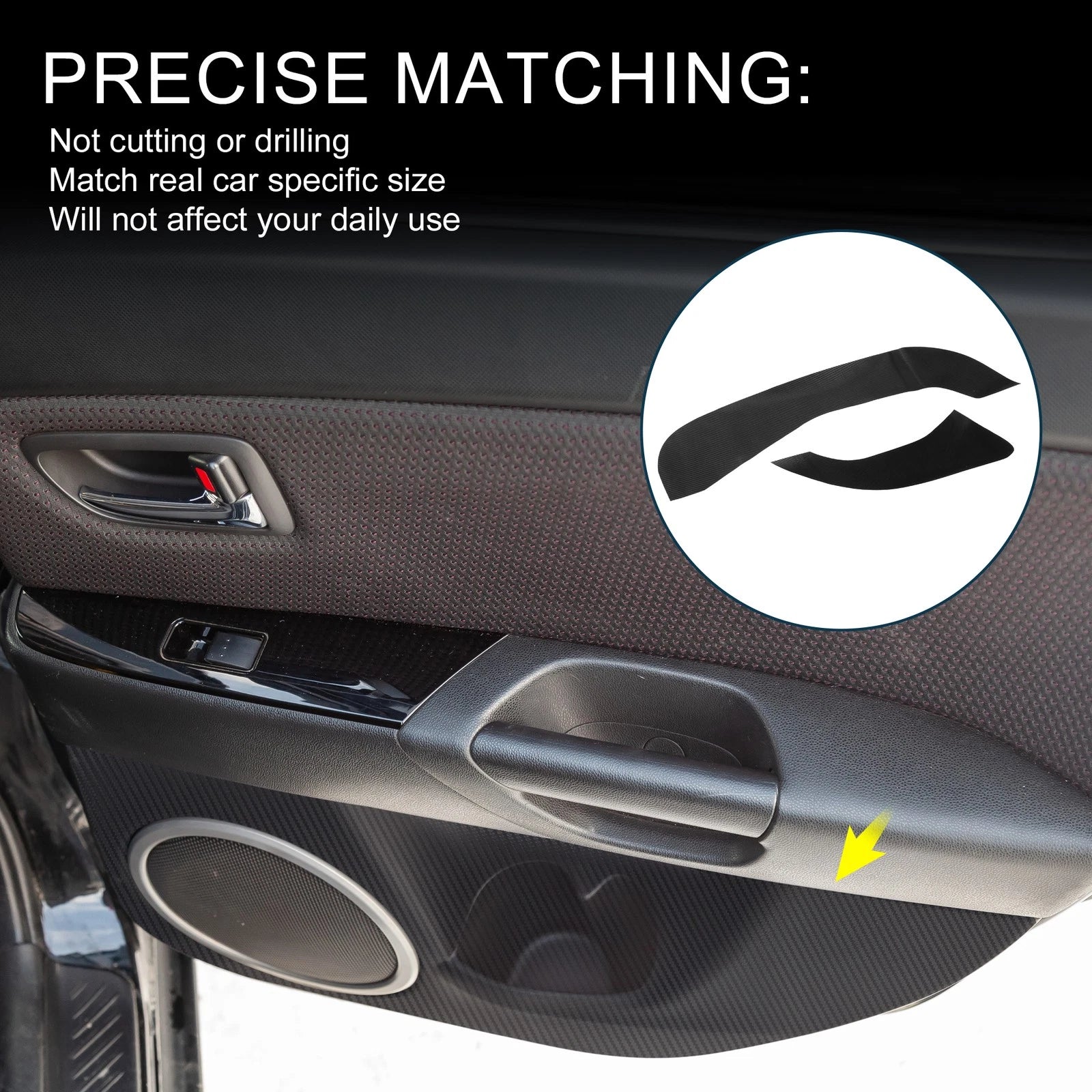 Door Kick Guard for Mazda 3 Axela (2020–2021) Front Rear Driver Passenger
