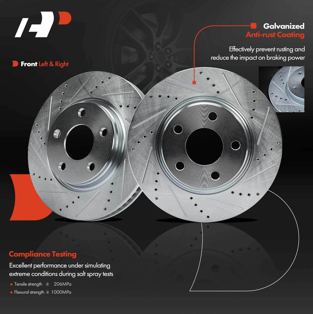 Front Drilled Brake Rotor for Buick LaCrosse (2005-2009)
