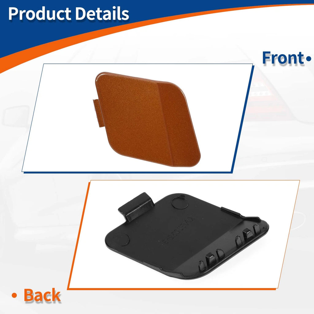 Front Car Bumper Tow Hook Cover for BMW (2011–2019) No. 51118053828 Valencia Orange Metallic